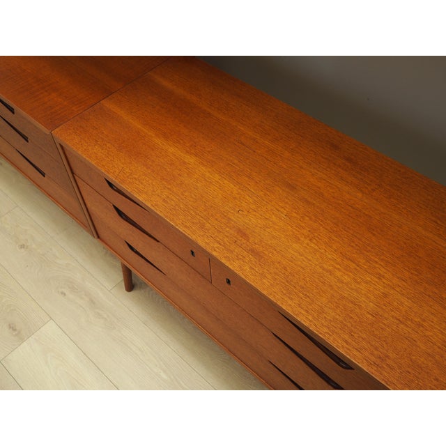 Orange Norwegian Teak Wall Unit by Kjell Riise for Brødrene Jåtog, 1960s For Sale - Image 8 of 18