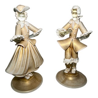 Murano Glass Figurines from Cenedese Vetri, Set of 2 For Sale