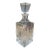 Late 20th Century Crystal Clear Industries Monarch Crystal Square Decanter Stopper For Sale
