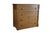 This four-drawer Victorian era chest is crafted from oak and ash wood, which is highly visible through the prominent,...