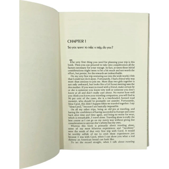 1960s 1969 The Single Girl's Guide to Europe by Andrea Kenis 1st Edition Travel Book For Sale - Image 5 of 12