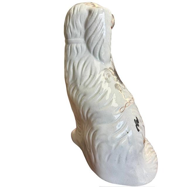 Mid 19th Century English Staffordshire Dog Figurine For Sale In Charleston - Image 6 of 9