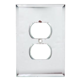 Beveled Mirror Duplex Outlet Wall Plate For Sale