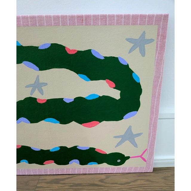2020s "Two-Headed Snake" Contemporary Abstract Painting by Frances Sousa For Sale - Image 5 of 6