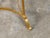 Italian Midcentury Gilt Metal Table with Marble Top and In-Curving Stretchers For Sale In Atlanta - Image 6 of 10