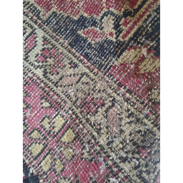 Black 1900s Vintage Karabagh Runner For Sale - Image 8 of 10
