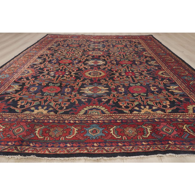 Late 19th Century Persian Mahal Rug, 08'08 X 12'00 For Sale - Image 9 of 10