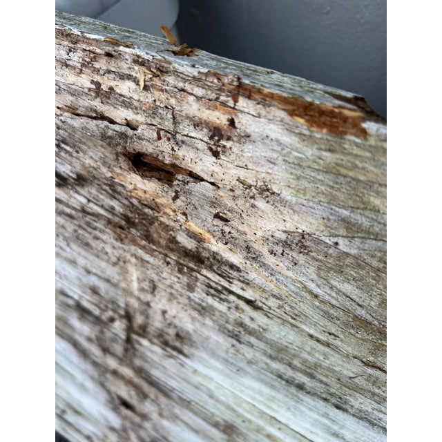 White 1920s Lakeside Authentic Wooden Wall Accent For Sale - Image 8 of 13