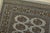 Bokhara Rug 4′ X 6’3” Gray Wool Tribal Hand-Knotted Oriental Carpet For Sale In Philadelphia - Image 6 of 11