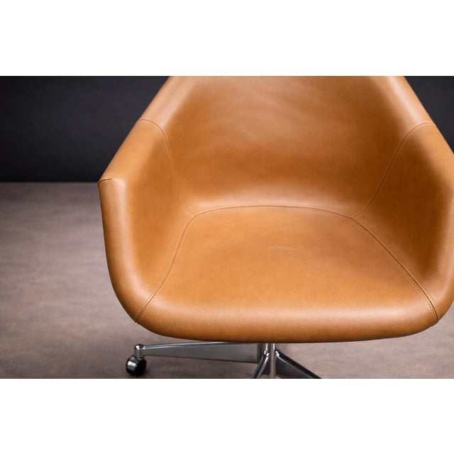 Mid-Century Modern Mid-Century Modern Armchair in Leather and Metal, Jorge Zalszupin, 1960s For Sale - Image 3 of 11