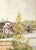 California Ranch Original Watercolor Landscape by George Alfred Morrison For Sale - Image 4 of 7