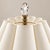 Metal Mid 20th Century Matched Yugoslavian Hand-Cut Lead Crystal Lamps With Pleated Linen Shades - a Pair For Sale - Image 7 of 12