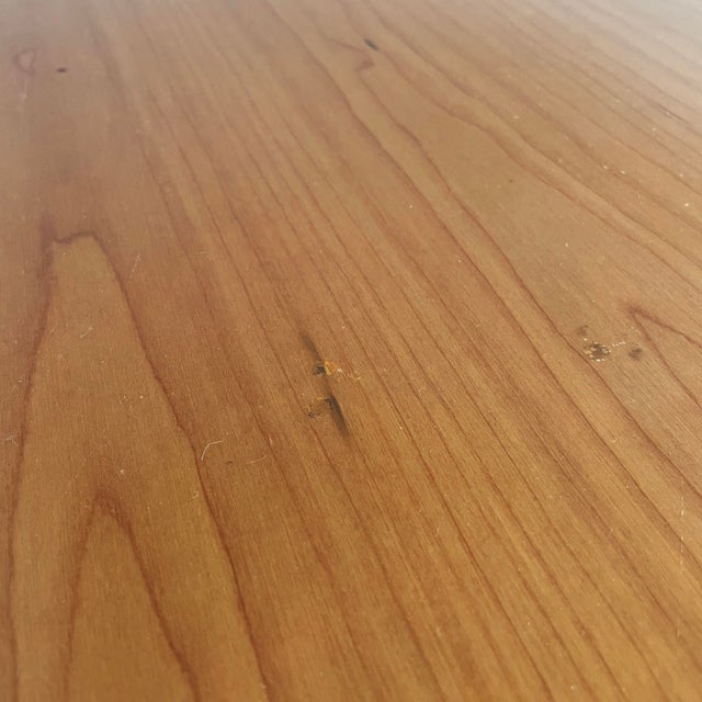 Mid-Century Modern Italian Wood 608 Taliesin 2 Dining Table by Frank Lloyd Wright for Cassina, 1980s For Sale - Image 11 of 16