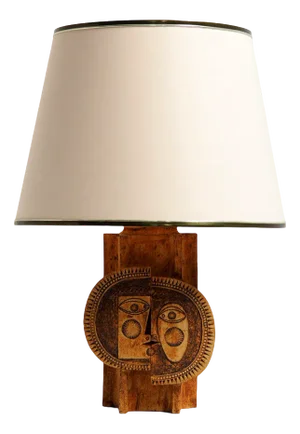 Ceramic Lamp by Roger Capron and Jean Derval, 1970s