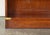 Wood Kennedy Three Drawers Burr Yew Wood & Brass Military Bookcase from Harrods London For Sale - Image 7 of 16