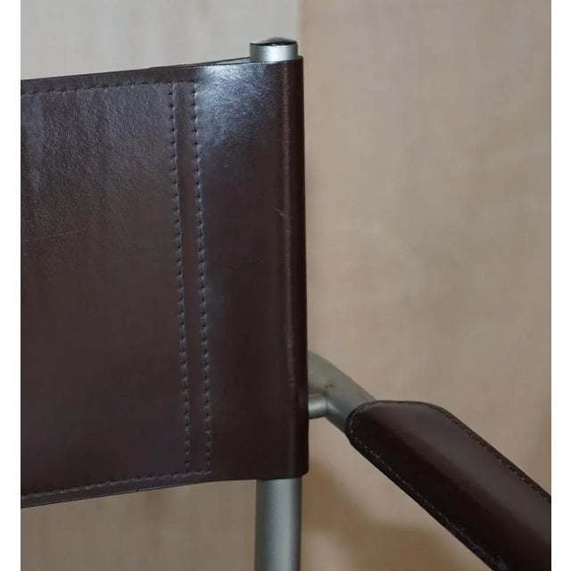 Vintage Leather B34 Armchair by Mart Stam For Sale - Image 5 of 18