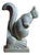 Art Deco Squirrel in Crackled Glazed Earthenware by Charles Lemanceau for Saint-Clément, France, 1920s For Sale
