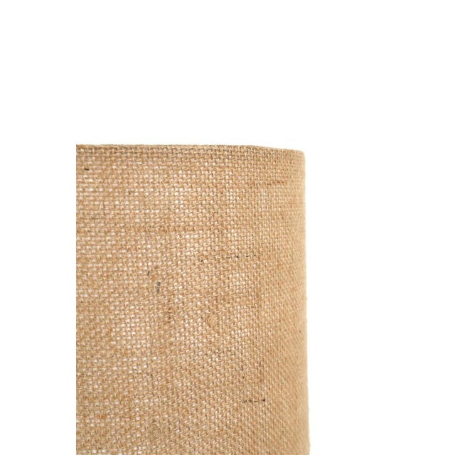 Handmade Ceramic Table Lamp with Jute Lampshade from Søholm, 1960s For Sale - Image 9 of 15