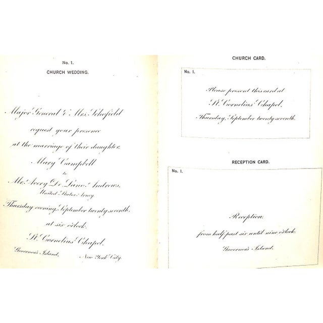 Paper "Wedding Etiquette" 1892 Dempsey & Carroll For Sale - Image 7 of 8