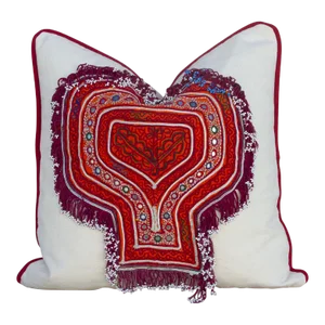 Sandip Vintage Boho Throw Pillow Cover