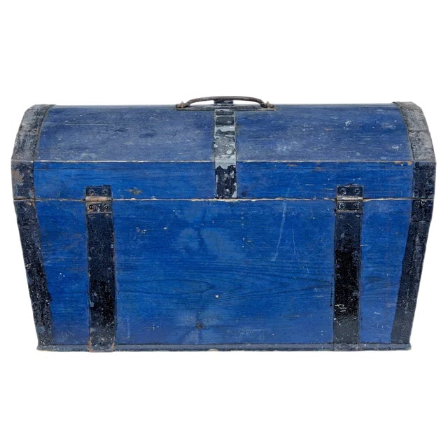 Small Mid 19th Century Swedish Dome Top Box For Sale