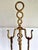 Here is a beautiful vintage gilt iron fireplace tool set dating to approximately the 1960s. Both decorative and...