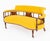 Metal Antique Victorian Mahogany Sofa, 1880s For Sale - Image 7 of 7