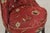 Brown Silk Crewel Work Tufted Back Swivel Chair For Sale - Image 8 of 15