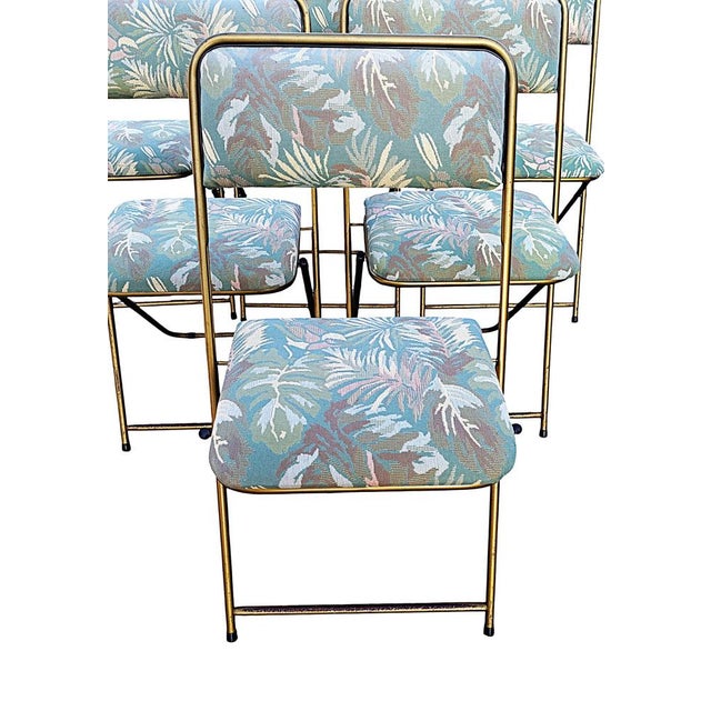 Mid-Century Modern Folding Chairs from Lafuma, 1960s, Set of 6 For Sale - Image 3 of 11