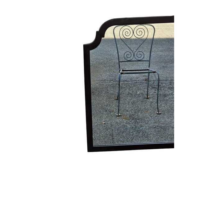 1920 English Walnut Hallway Mirror/ Wall Mirror For Sale - Image 11 of 13
