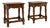 Pair of 19th Century Elm Joint Stools From England For Sale