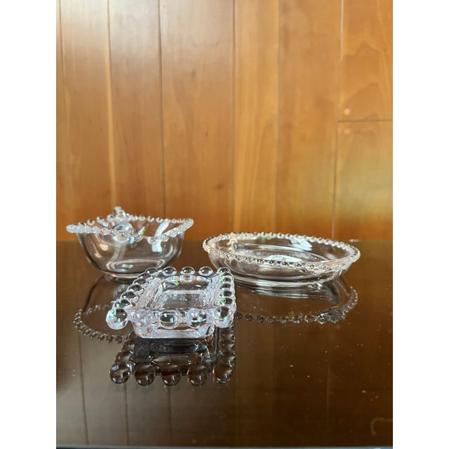 Mid 20th Century Vintage Imperial Candlewick Serving Dishes - Set of Three For Sale - Image 5 of 10