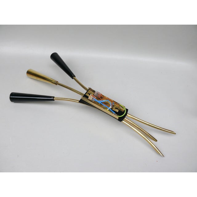 Wall Lights in the style of Stilnovo, 1950s, Set of 3 For Sale - Image 14 of 18