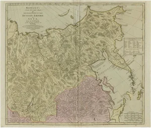 Large and Detailed Map of the Russian Empire in Asia, 1780