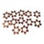 Wood Gingerbread Men Holiday Napkin Rings, Set of 12 For Sale