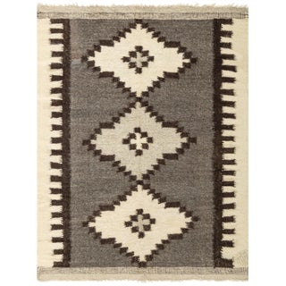 European Folk Stamverband Goat Hair Rug by Doris Leslie Blau For Sale