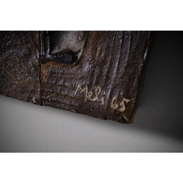 Ceramic Wall Relief by Salvatore Meli, Italy, 1963 For Sale - Image 10 of 12