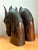 Vintage Carved Wood Horse Head Sculptures - Pair For Sale - Image 11 of 15
