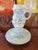 Glass Antique Large Handpainted Opaline Tankard For Sale - Image 7 of 7