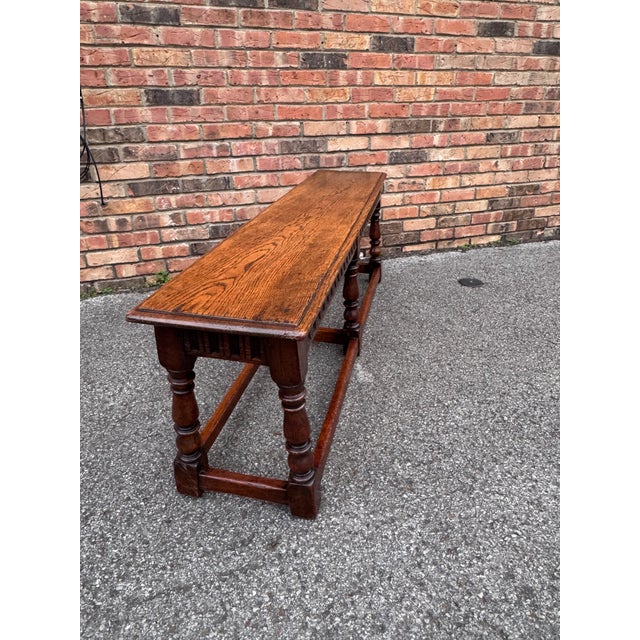 19th Century Antique English Bench For Sale - Image 9 of 12
