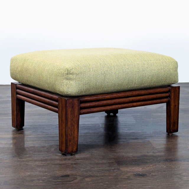 Modern Ethan Allen Ottoman For Sale - Image 3 of 6