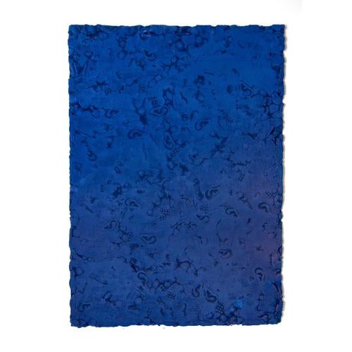 Contemporary Sediments in Blue Sculptural Object by Caspi Ceramics Nl For Sale - Image 3 of 6
