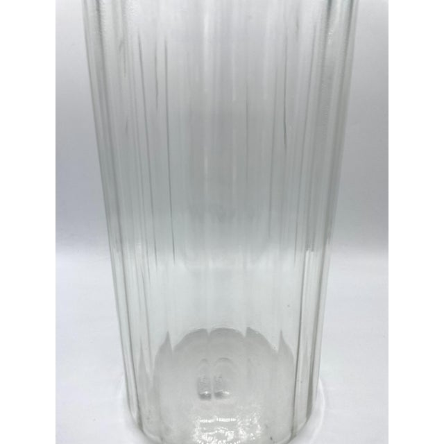 Tall Clear Vase by Thorsen & Carlsson for Venini, 1970s For Sale - Image 3 of 5