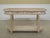 1980s Traditional Grapevine Carved 2-Drawer White Decorated Console Table For Sale - Image 12 of 12