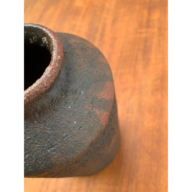 Mid-Century German Studio Pottery Brutalist Vase by Gerhard Liebenthron, 1974 For Sale - Image 13 of 18