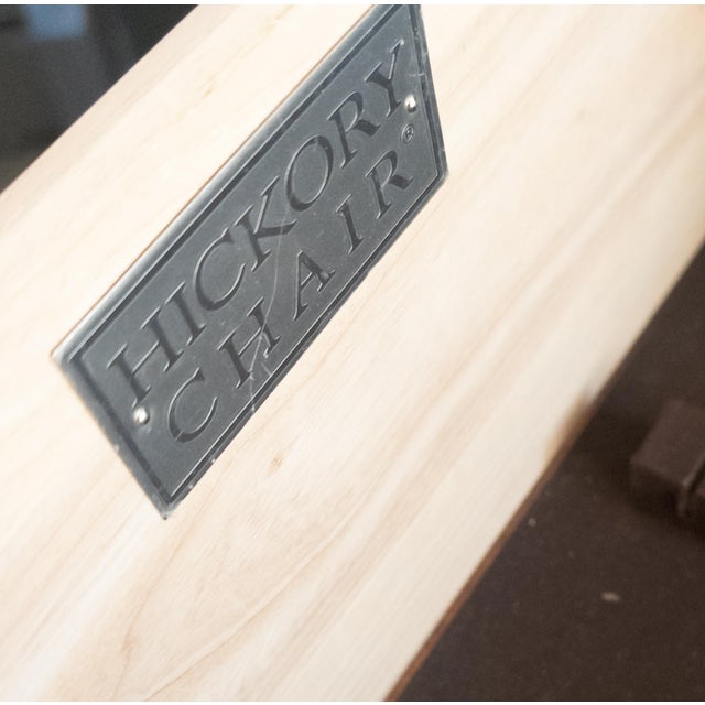 Red Late 20th Century Hickory Chair Company Red Sideboard Buffet Console Table For Sale - Image 8 of 12