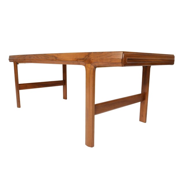 Mid 20th Century Attributed to Johannes Andersen for Trensum Walnut Coffee Table For Sale - Image 9 of 12