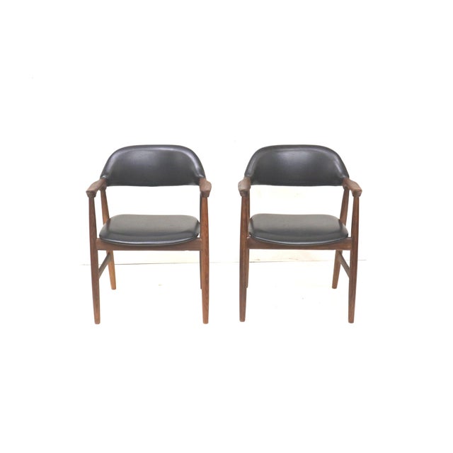 Black Cow Horn Chairs from Mahjongg, 1960s, Set of 2 For Sale - Image 8 of 15