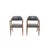 Black Cow Horn Chairs from Mahjongg, 1960s, Set of 2 For Sale - Image 8 of 15