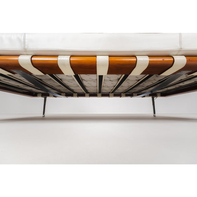 Cream Barcelona Daybed by Ludwig Mies van der Rohe for Knoll, 1980s For Sale - Image 8 of 18